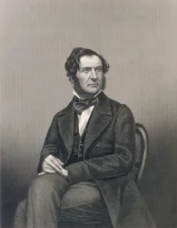 William Ewart Gladstone (1809-98), gravé par D.J. Pound d